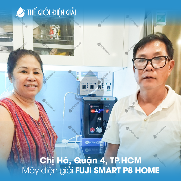 Máy lọc nước iON kiềm Fuji Smart P8 Home