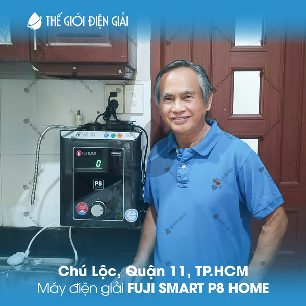 Máy lọc nước iON kiềm Fuji Smart P8 Home