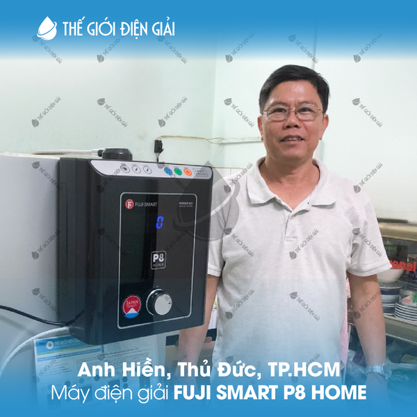 Máy lọc nước iON kiềm Fuji Smart P8 Home