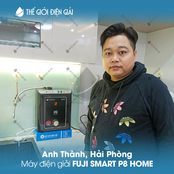 Máy lọc nước iON kiềm Fuji Smart P8 Home