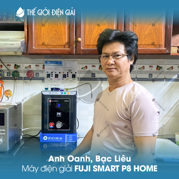 Máy lọc nước iON kiềm Fuji Smart P8 Home