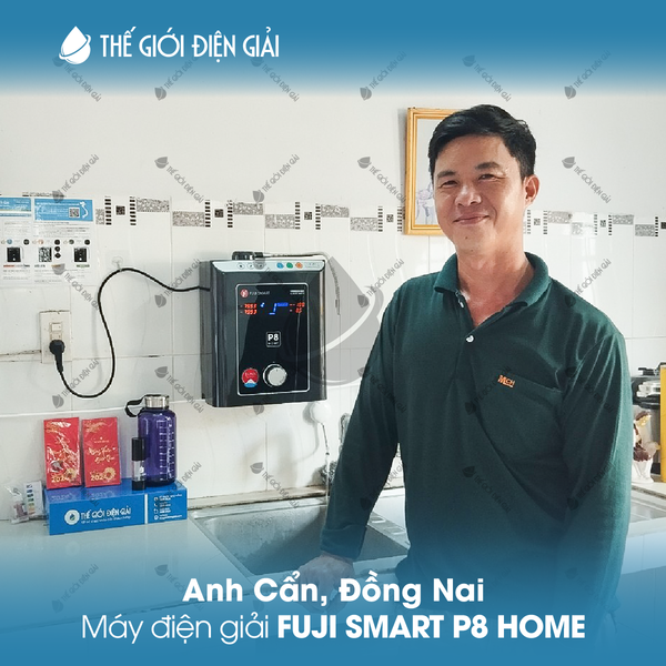 Máy lọc nước iON kiềm Fuji Smart P8 Home