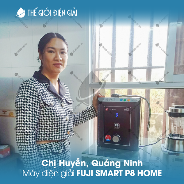 Máy lọc nước iON kiềm Fuji Smart P8 Home