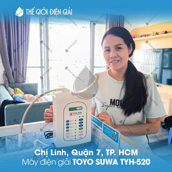 Máy lọc nước iON kiềm Nhật Bản Toyo Suwa TYH - 520