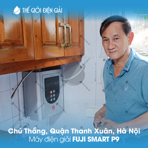 Máy lọc nước iON kiềm Fuji Smart P9 siêu Hydro