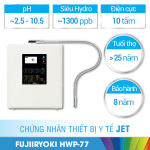 Máy lọc nước iON kiềm Fujiiryoki HWP-77 siêu Hydro bảo dưỡng Vipcare 0đ trọn đời