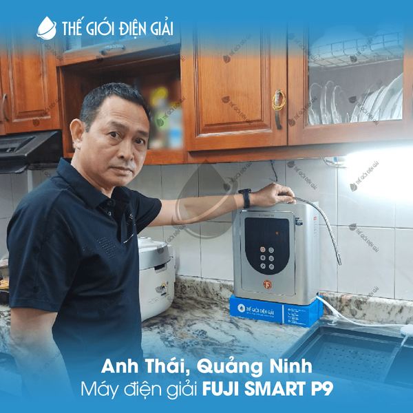 Máy lọc nước iON kiềm Fuji Smart P9 siêu Hydro